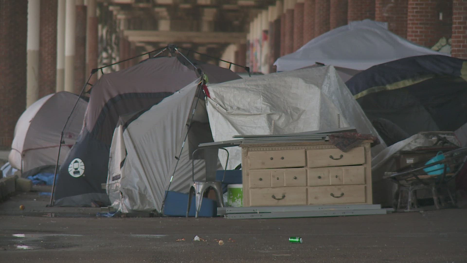 Controversy over latest plan for unhoused in New Orleans as reported by WWL Louisiana's Alyssa Curtis on Wednesday, Jan. 10, 2024.