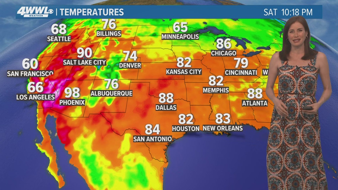 NWS 8 tornadoes tracked from Slidell, LA through Kiln, MS. last