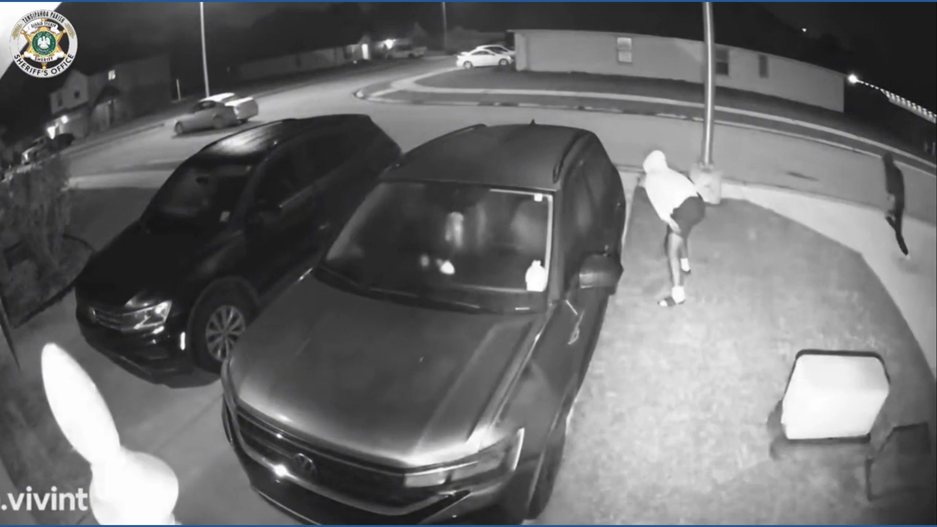 Suspects caught on video breaking into cars in Hammond sought by ...
