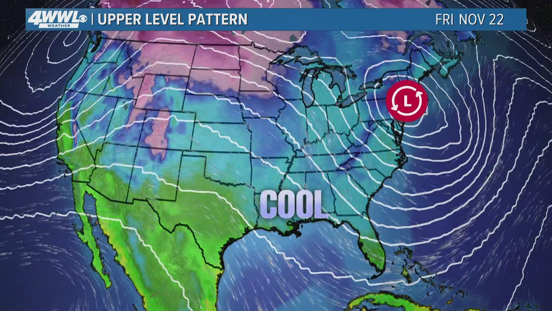 WWL Louisiana meteorologist Alexa Trischler with the latest New Orleans-area forecast for News at Noon on Thursday, Nov. 21, 2024.