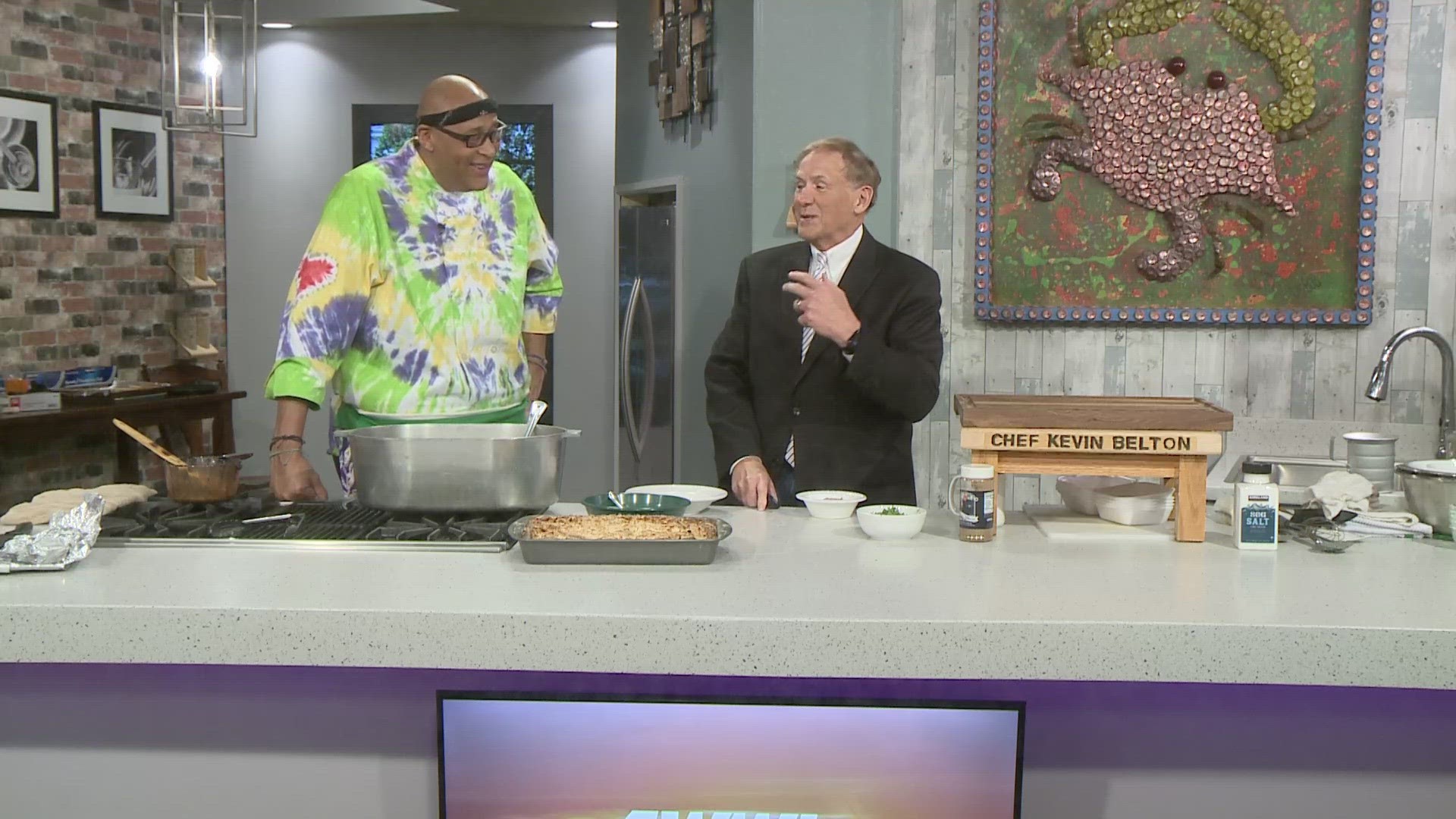 Chef Belton is cooking it up in the WWL kitchen.