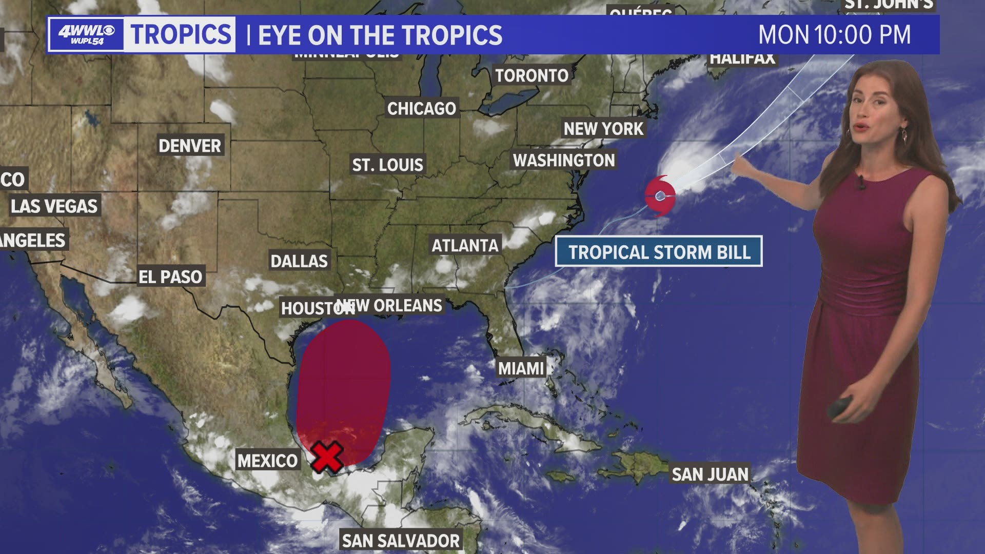 There's a good chance a tropical depression could form in the Gulf of Mexico this week.