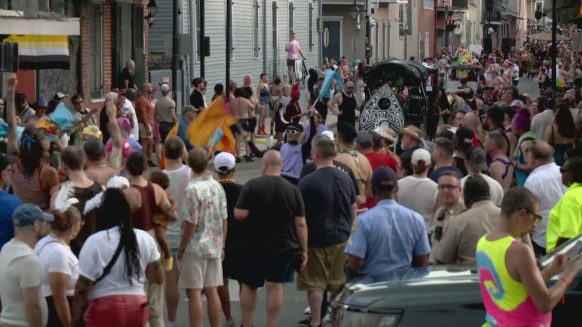 Southern Decadence continues tonight in New Orleans! The parade, the festival’s biggest event, wrapped up Sunday, Aug. 31, drawing thousands during Labor Day weekend