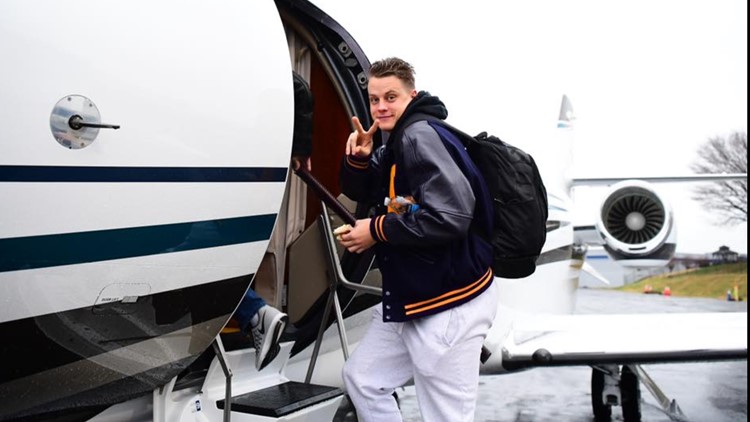 Joe Burrow Reveals Road Trip Flight Pastime