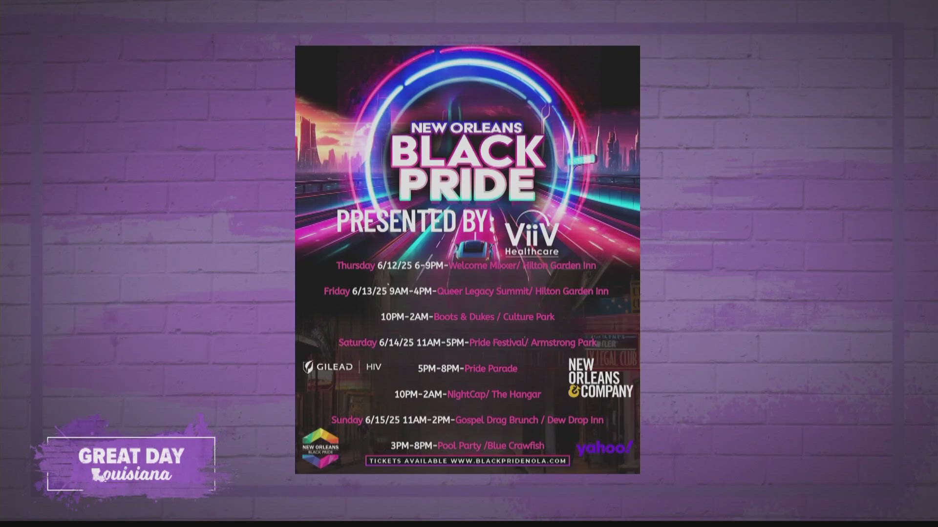 We check out what New Orleans Black Pride have planned for a big weekend of fun!
