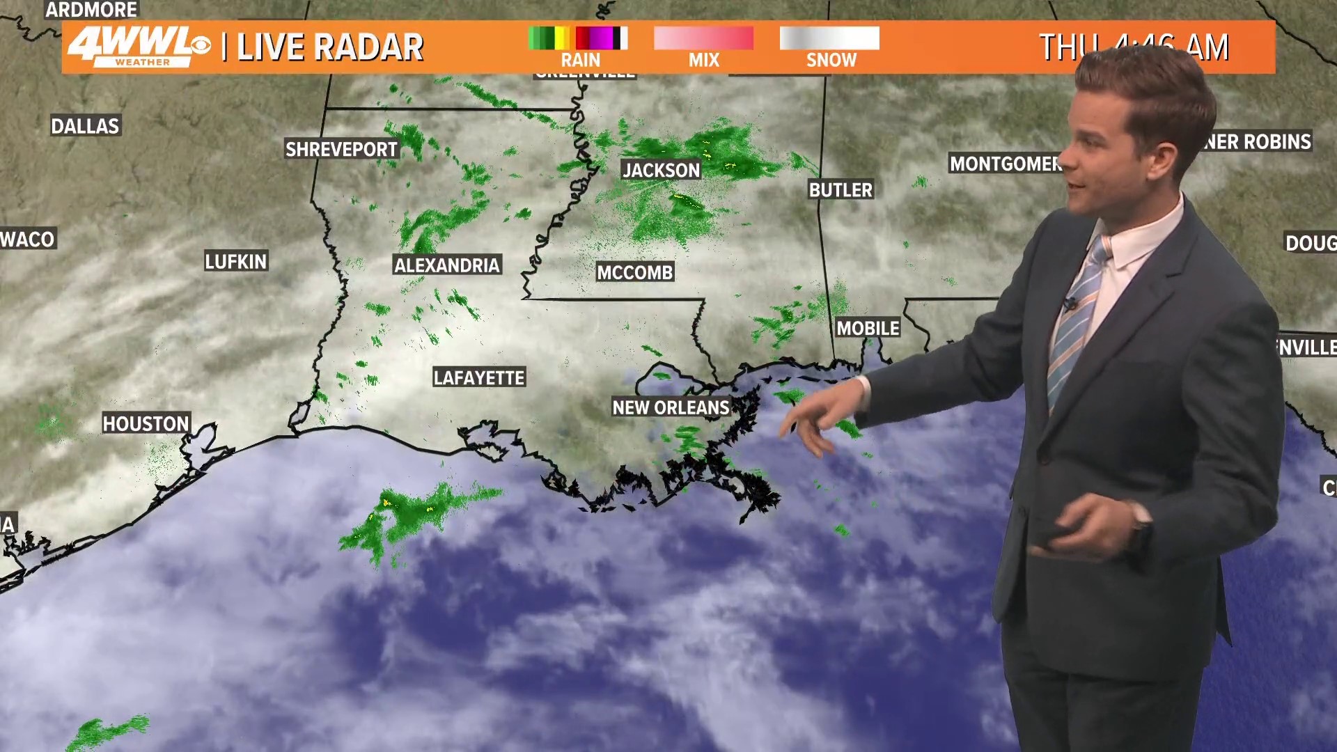 Meteorologist Payton Malone says temperatures turn cooler Sunday as a cold front arrives.