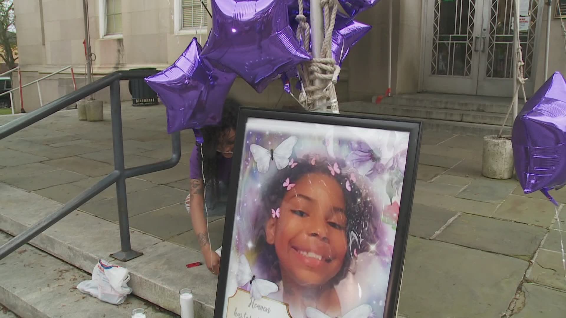 Family and friends are remembering the 8-year-old girl that was killed in a senseless shooting by man officials thought were still behind bars.