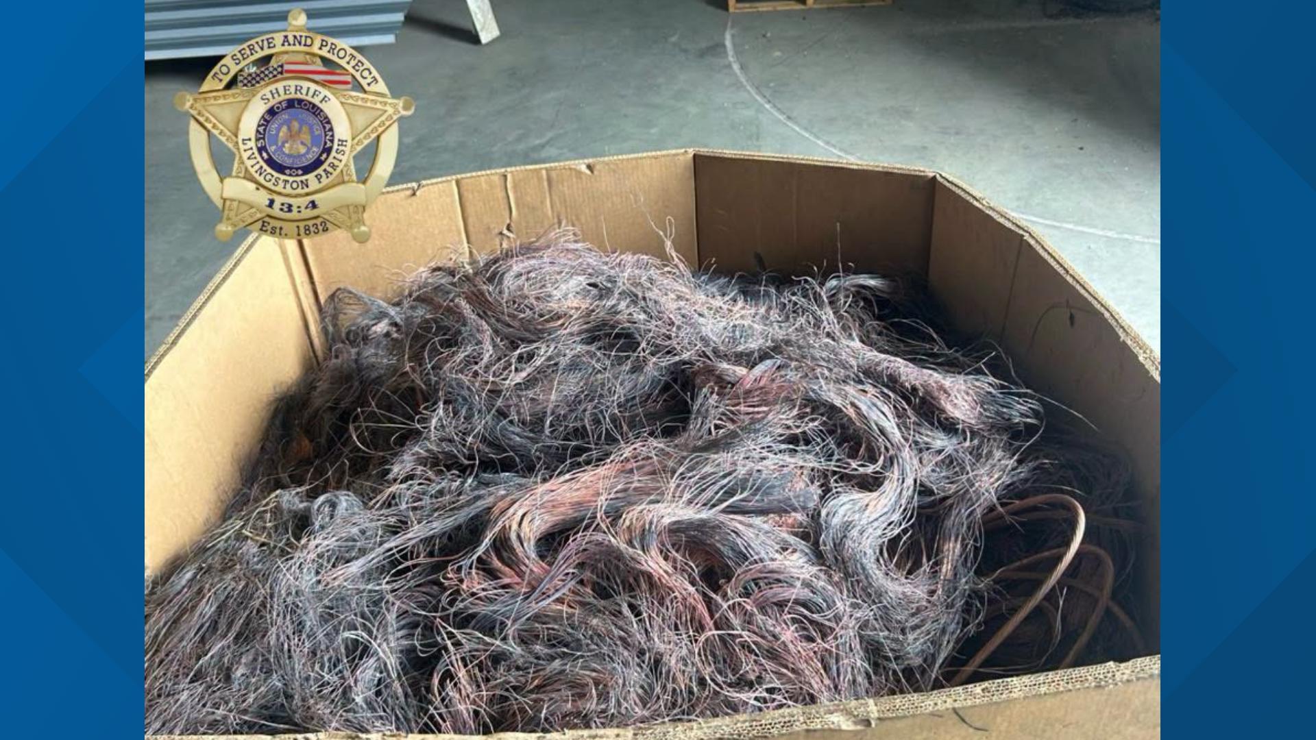 2 arrested after 3,400 pounds of AT&T copper wire stolen in Livingston ...