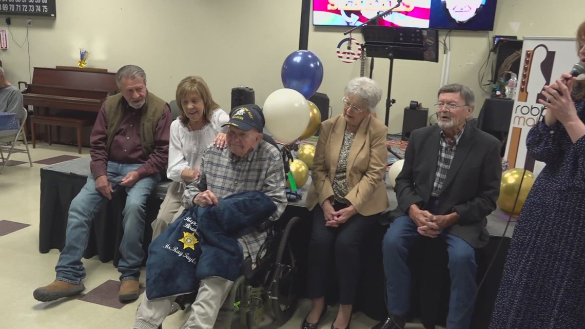 World War II veteran celebrates 100th birthday in Louisiana with honors and gratitude