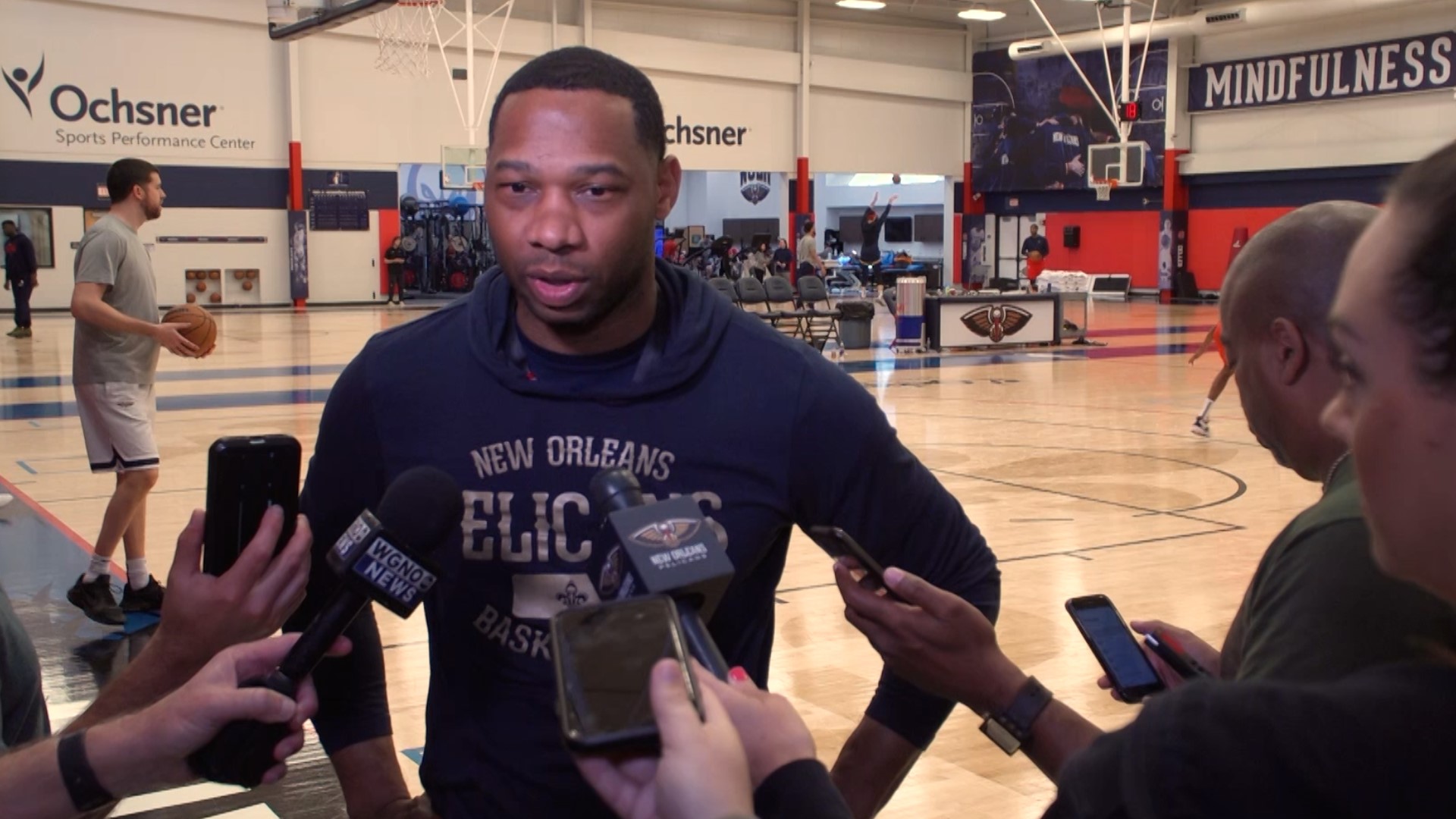 New Orleans Pelicans head coach Willie Green talked to media at the team's training facility in Metairie, La., on Monday.