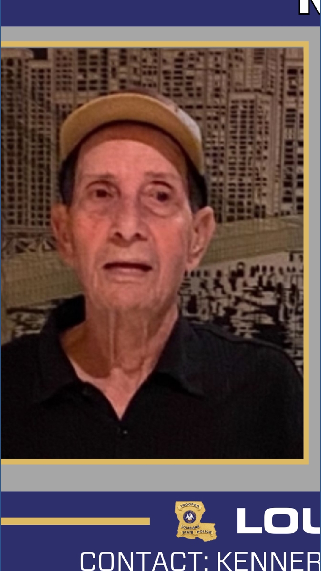 State Police issue Silver Alert for 86-Year-Old Missing in Kenner ...
