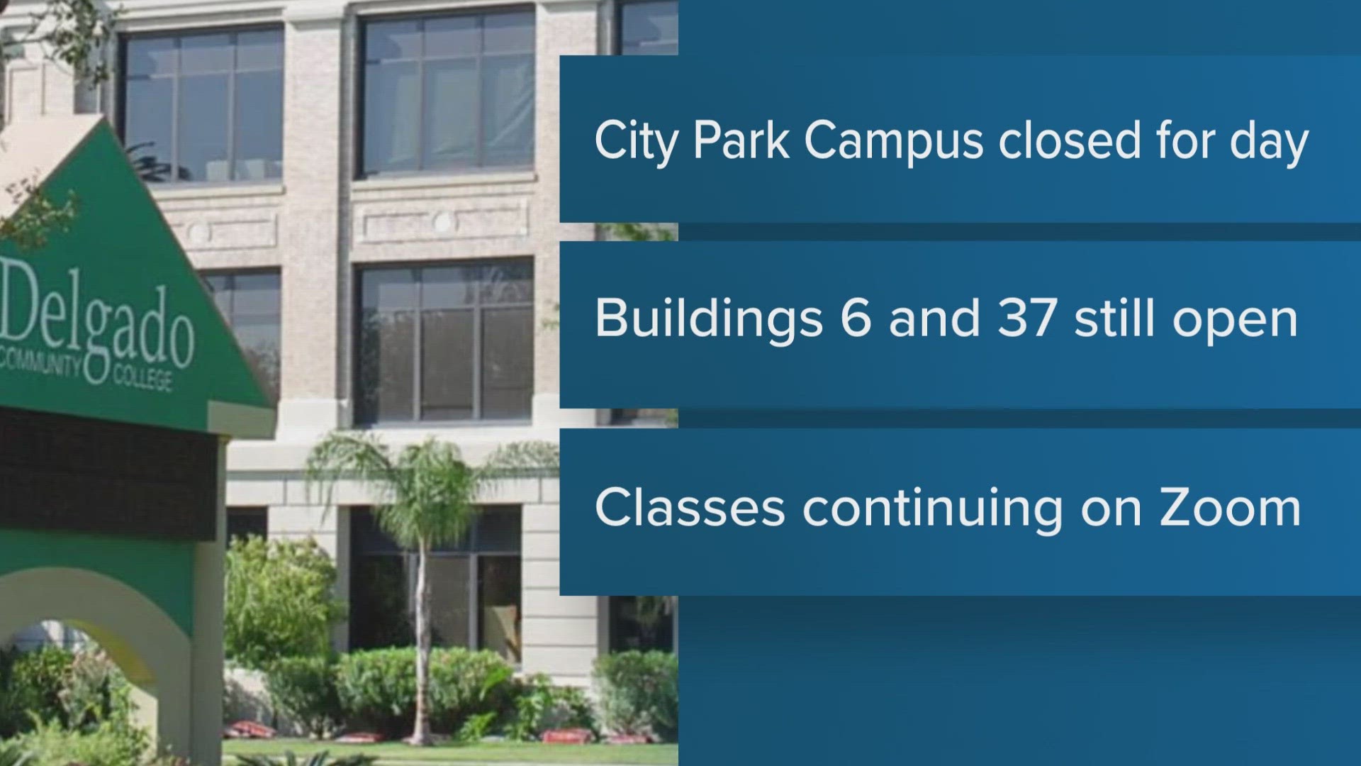 All buildings except Building 6 and 37 will be closed all day Monday.