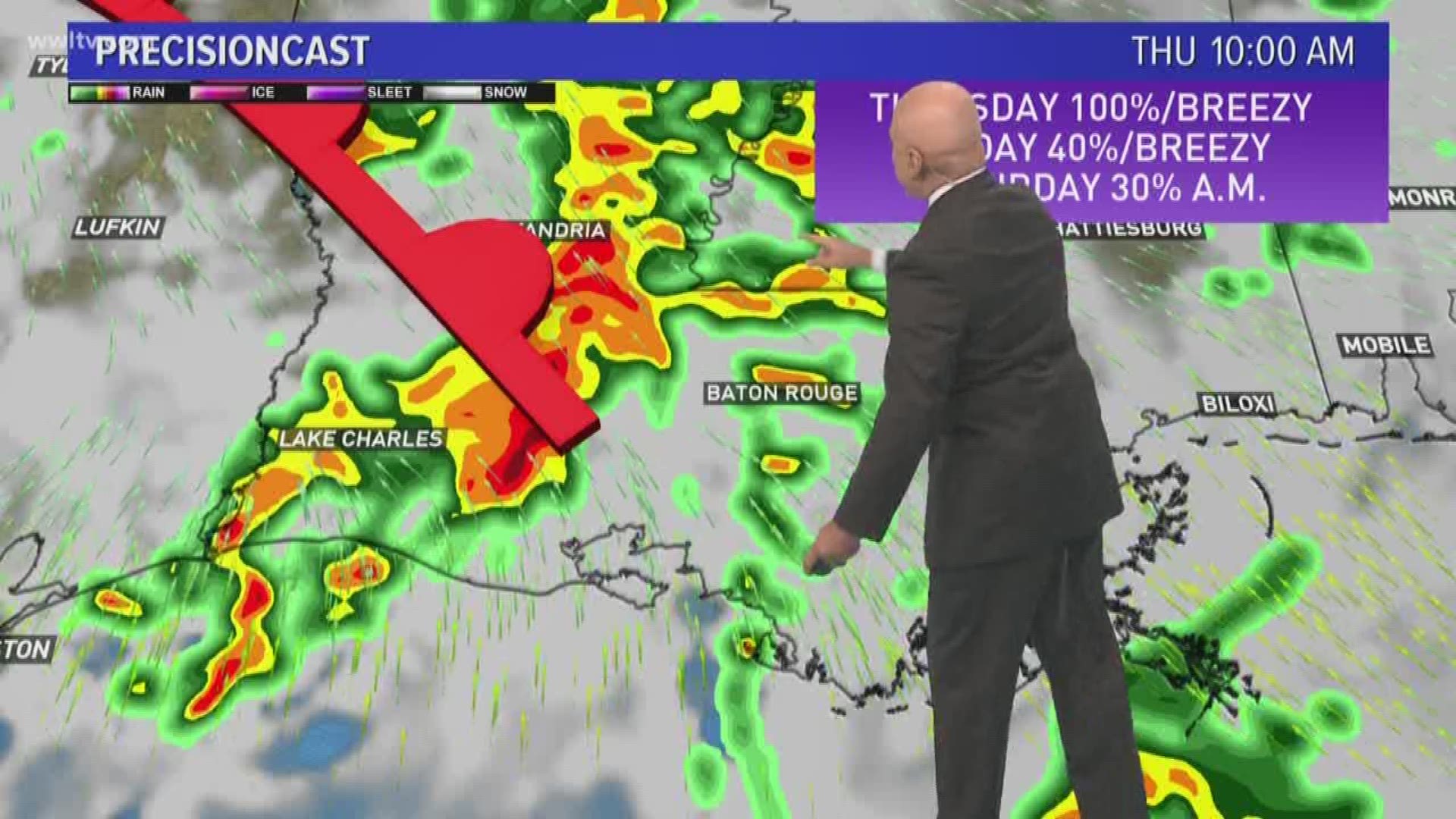 Chief Meteorologist Carl Arredondo and the 10pm Wednesday Weather