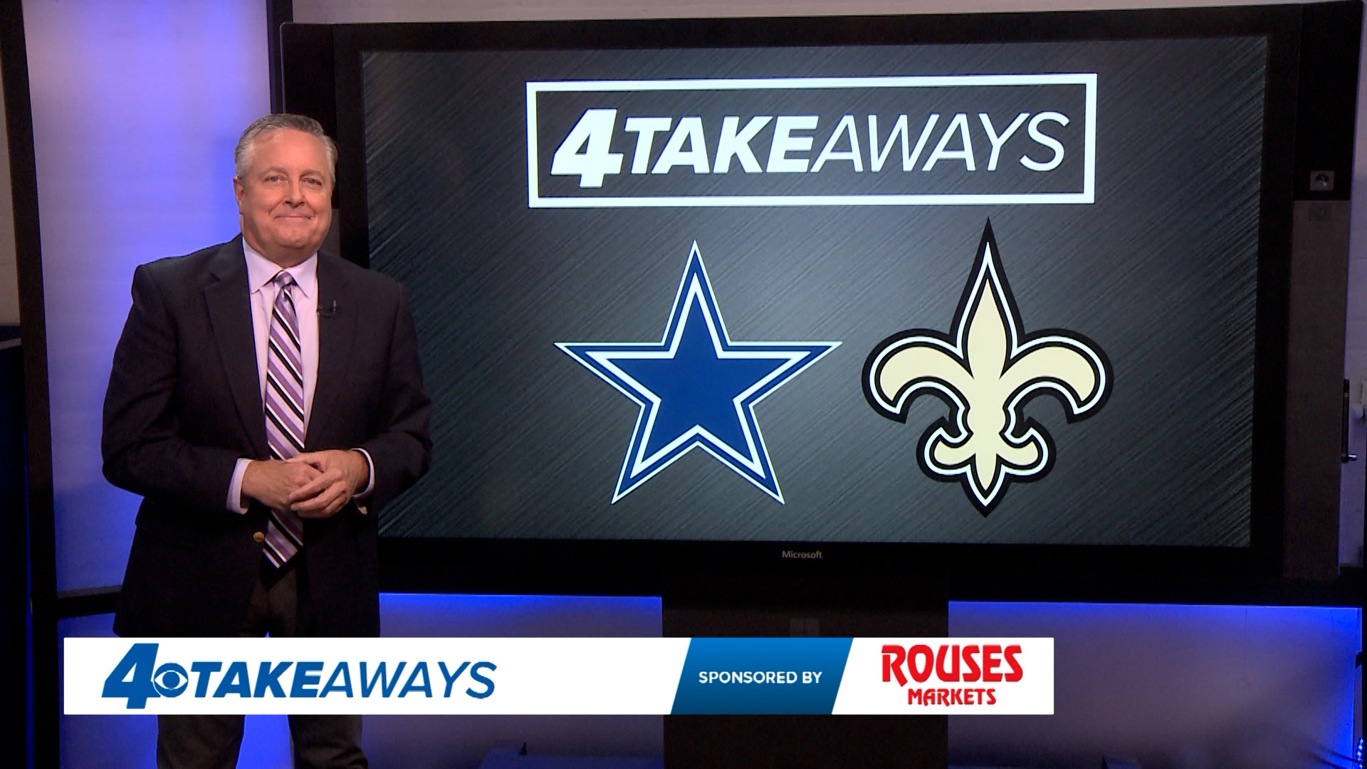 WWL Louisiana sports director Doug Mouton shares his 'four takeaways' from the Saints 44-19 win over Dallas.