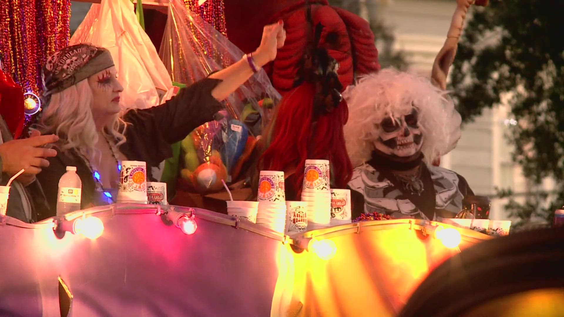 The beloved krewe paraded through the French Quarter and Warehouse District Saturday night.