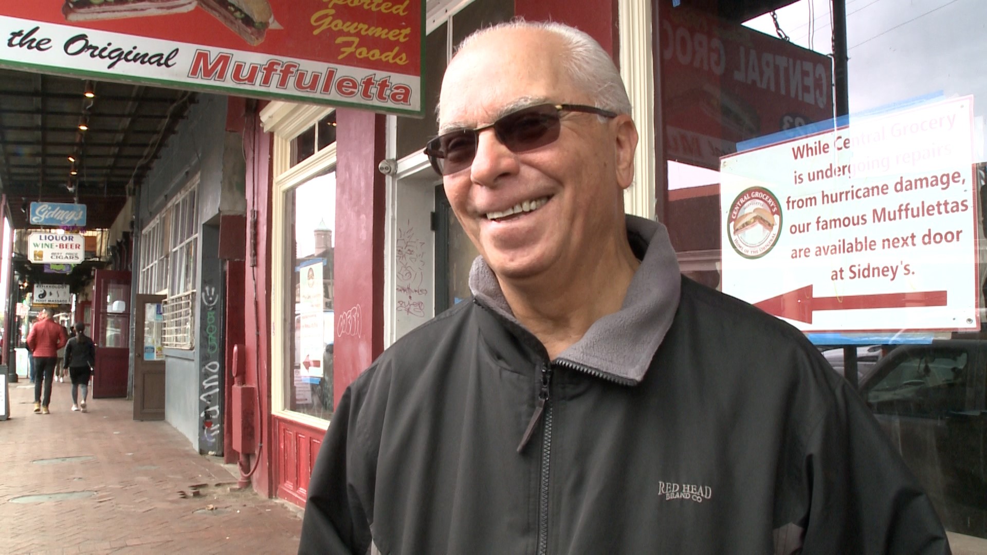 Central Grocery & Deli co-owner Tommy Tusa talks to WWL Louisiana about ongoing repairs to the Hurricane Ida-damaged French Quarter favorite and latest on reopening.