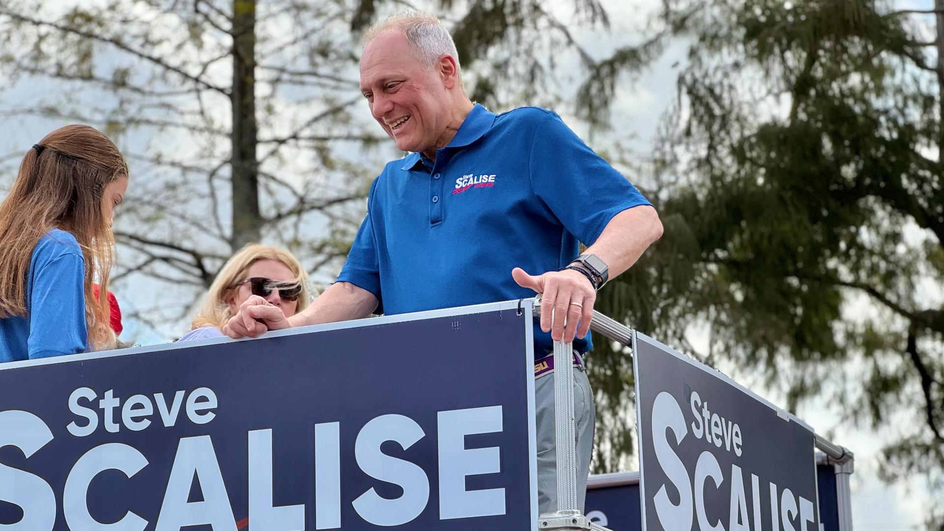 WWL Louisiana's Paul Murphy reports from Drago's Restaurant in Metairie where Congressman Scalise and his supporters will gather to watch the votes come in.