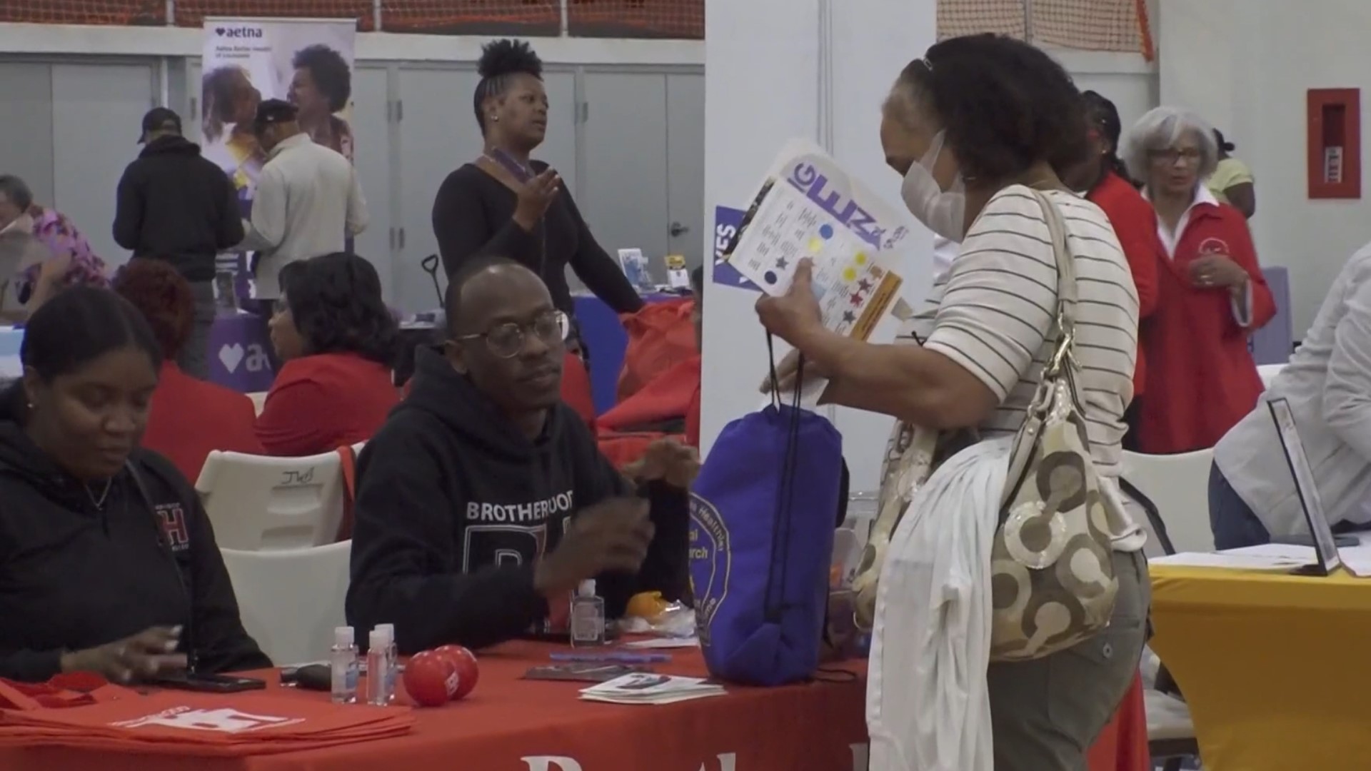 New Orleans East families had access to a variety of health screenings, lifestyle and physical activity programs.