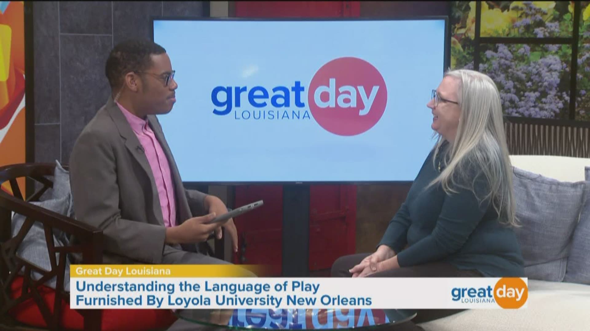 Dr. LeeAnne Steen with the Loyola University Play Therapy Center stopped by to discuss the benefits of play therapy.
