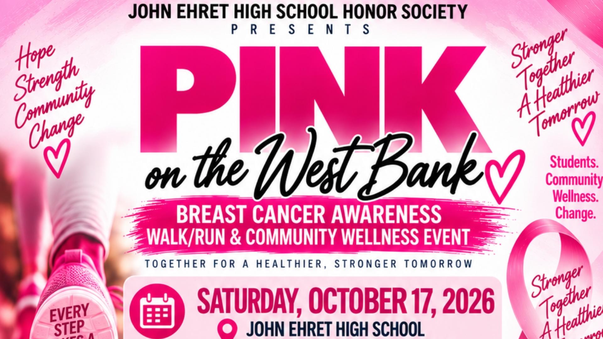 West Bank community unites for 8th annual Breast Cancer Awareness walk, run, and wellness event