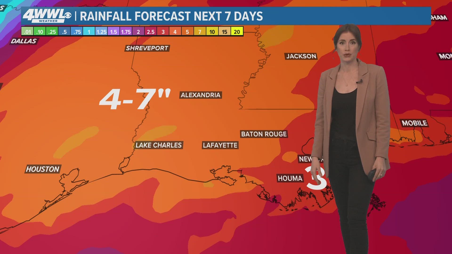 Meteorologist Alexandra Cranford has the forecast at noon on Monday, January 22, 2024.