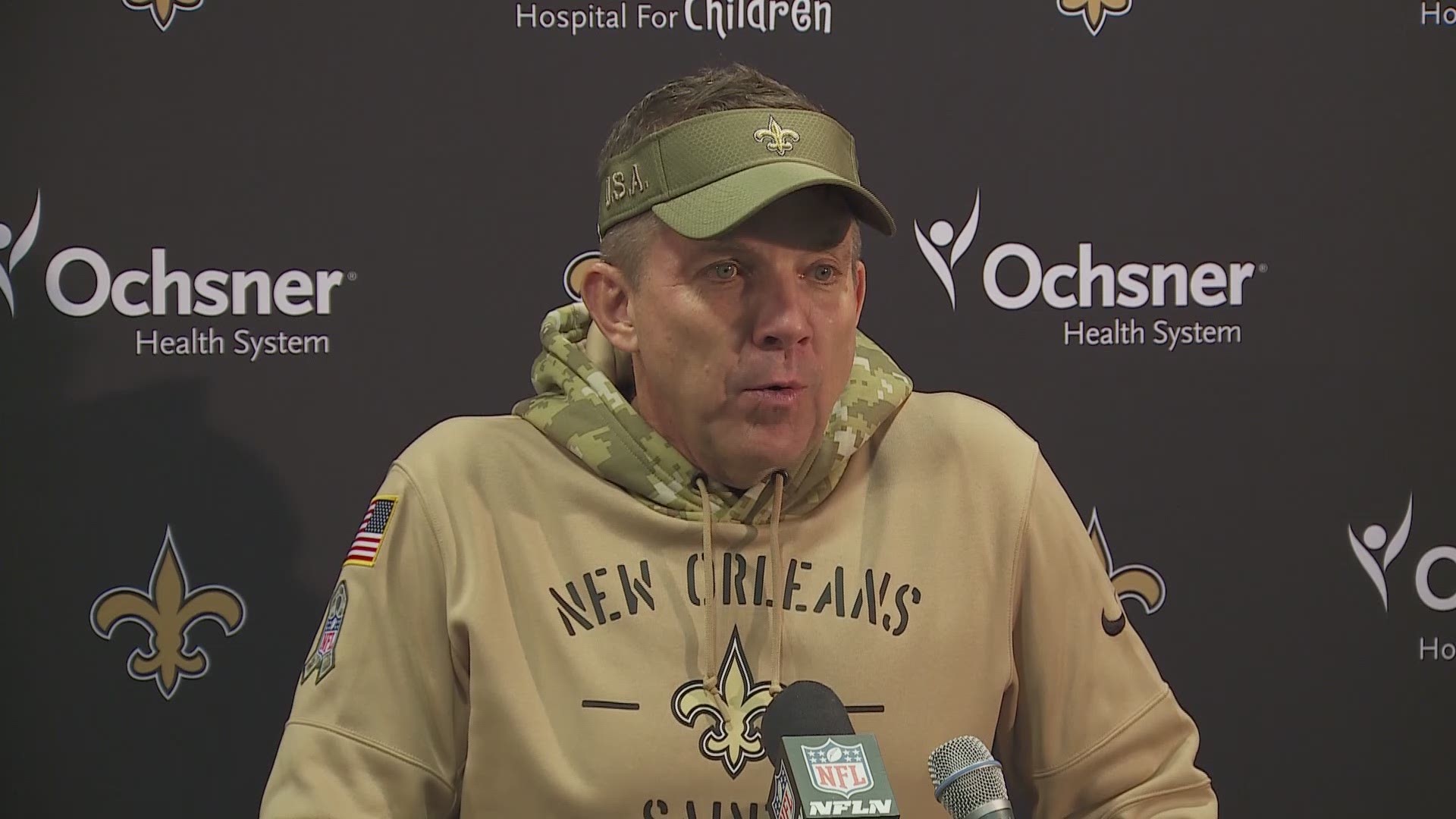 Payton speaks after win over Tampa Bay