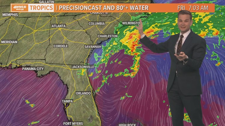 Low pressure to bring rain & waves to parts of the East Coast