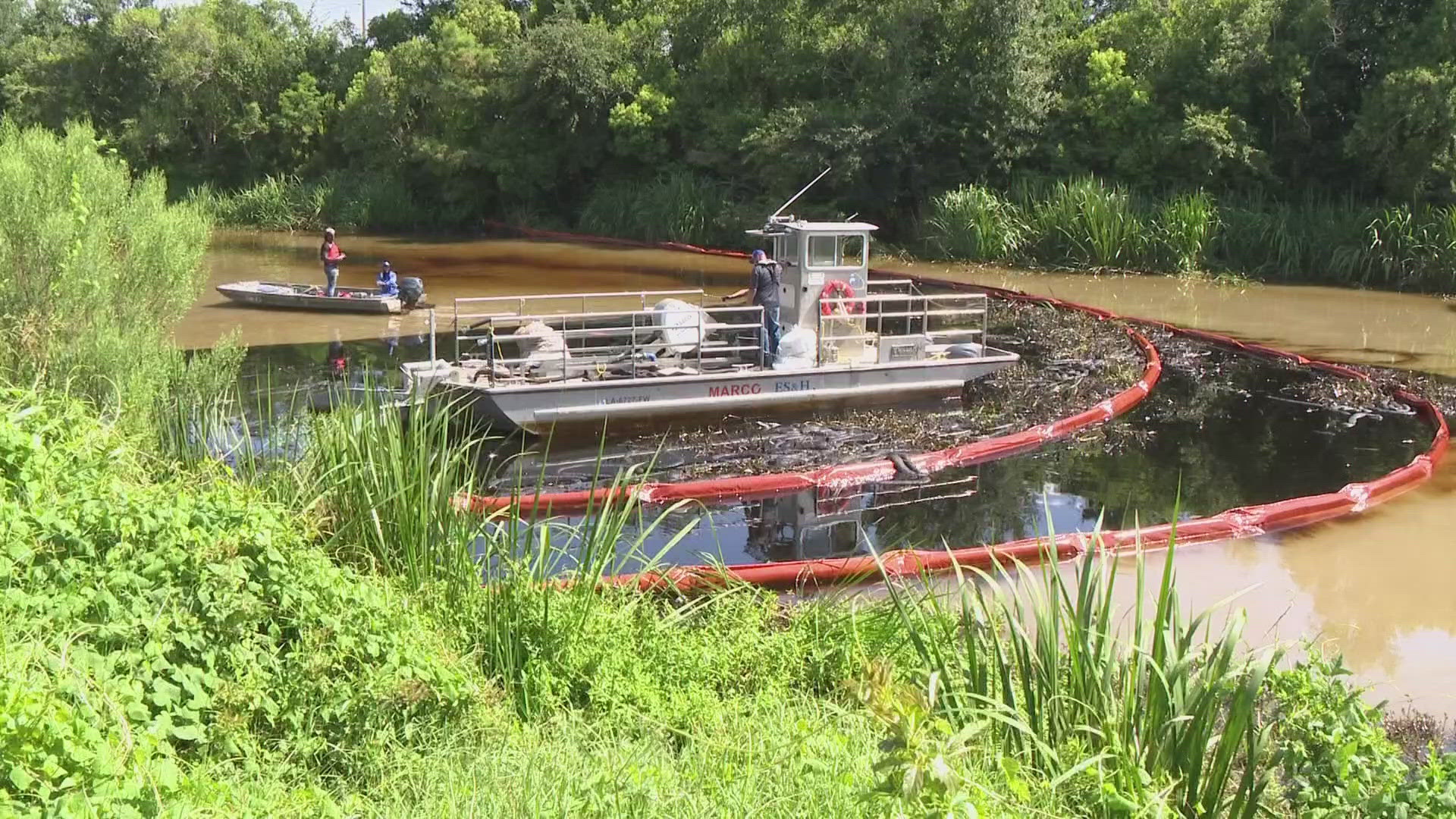 The oil leaked from the facility into a drainage ditch that connects to Bayou Lafourche. The unified command overseeing the cleanup is still investigating.