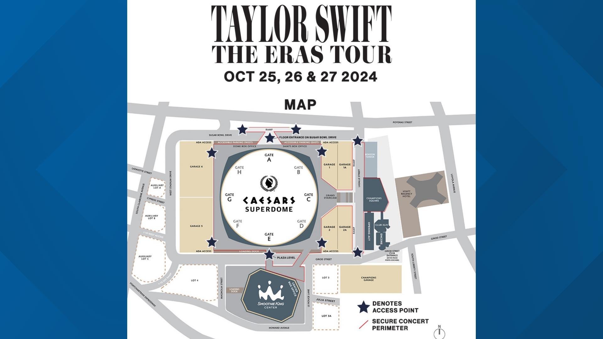 When can Swifties buy Eras Tour merch in New Orleans | wwltv.com