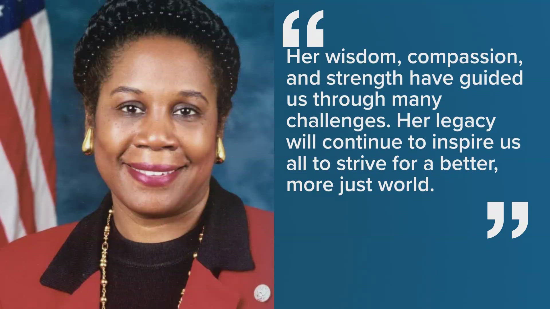 Congresswoman Lee was a representative from Houston who held her seat for more than 30 years. She was diagnosed with pancreatic cancer last month, she was 74.