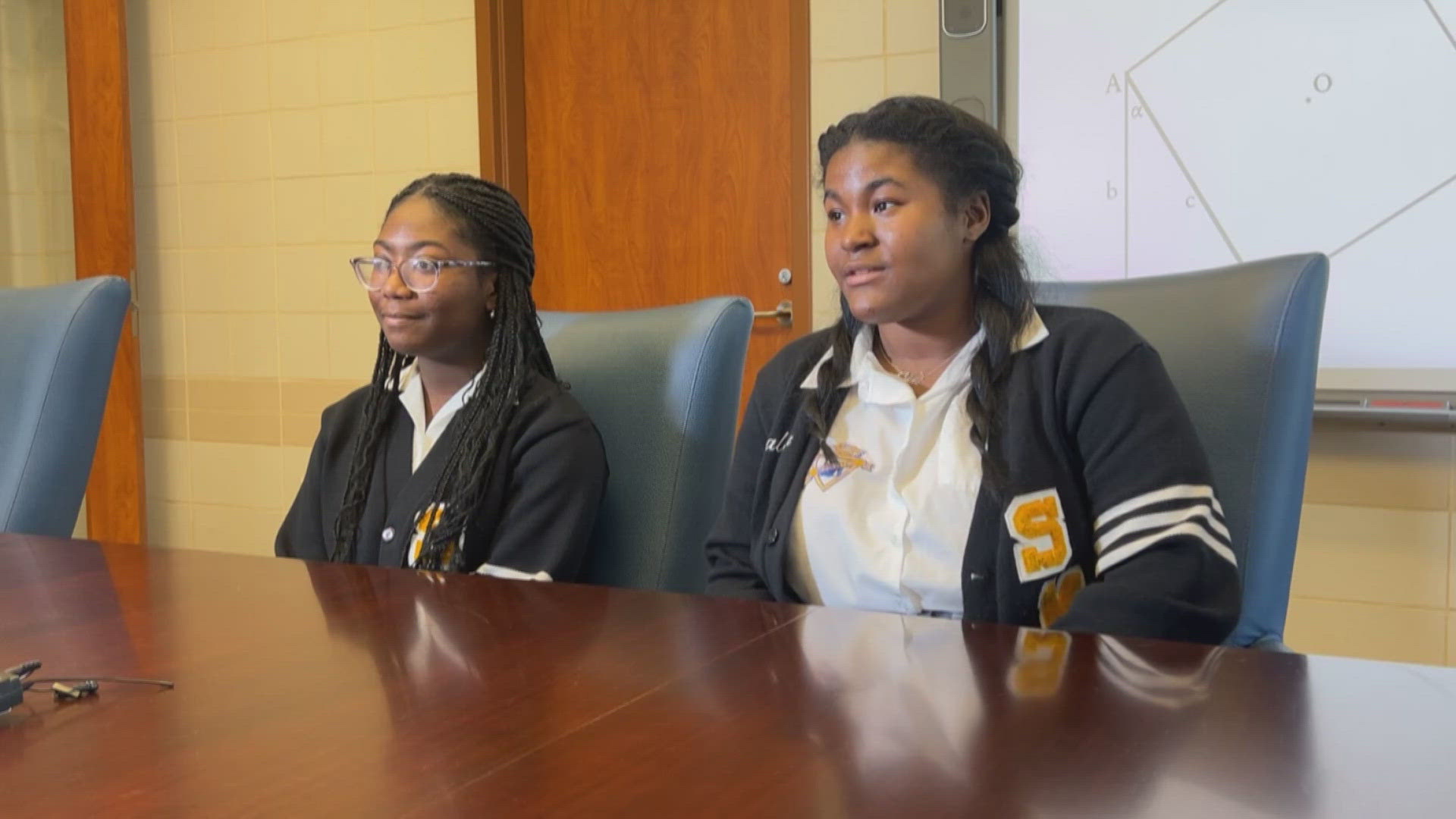 Two New Orleans high school seniors from St. Mary's Academy will be featured in a special on '60 Minutes' Sunday, May 5.