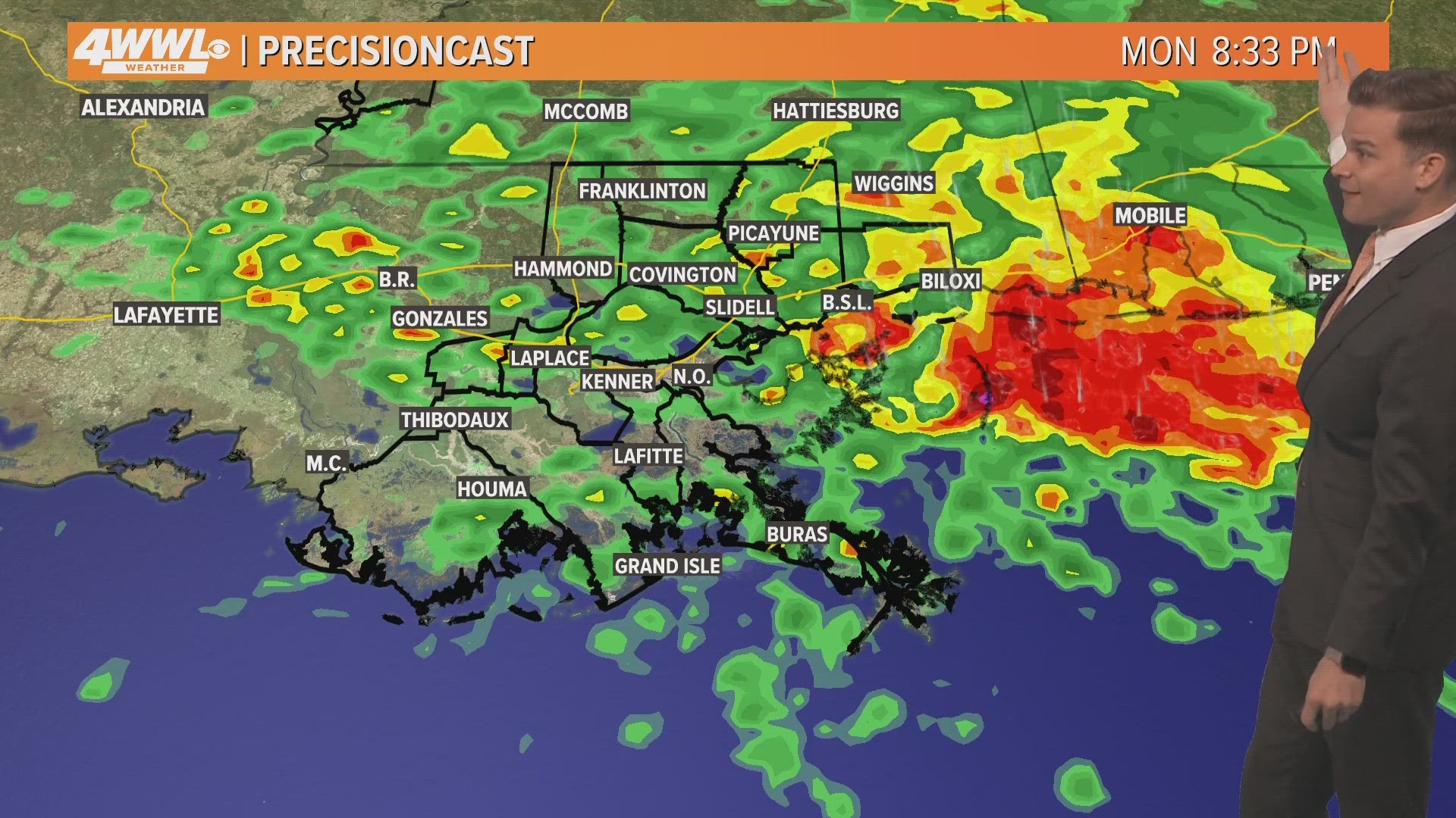 New Orleans Weather: Flooding possible Monday with threat for heavy ...