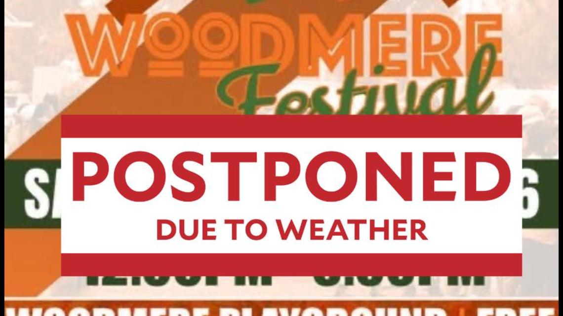 Woodmere Festival postponed two weeks because of weather concerns