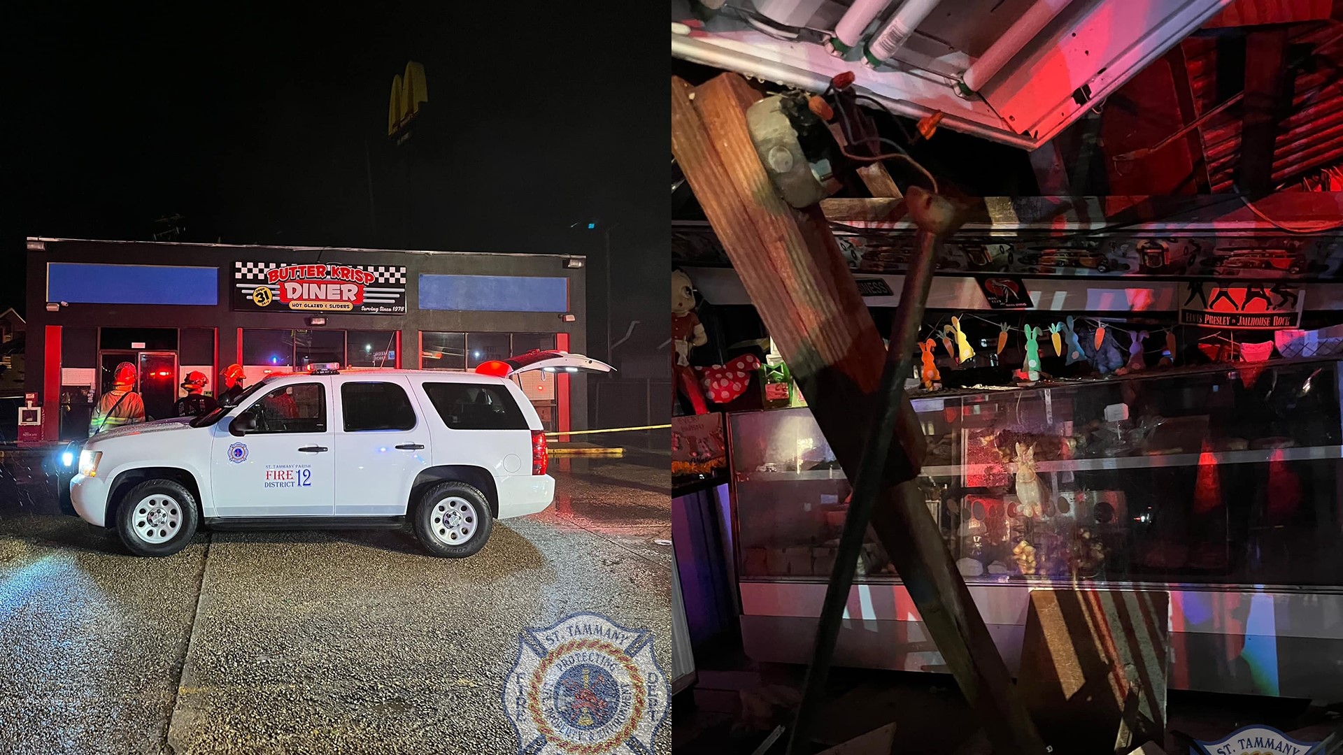 Butter Krisp Diner in Covington closed after roof collapse