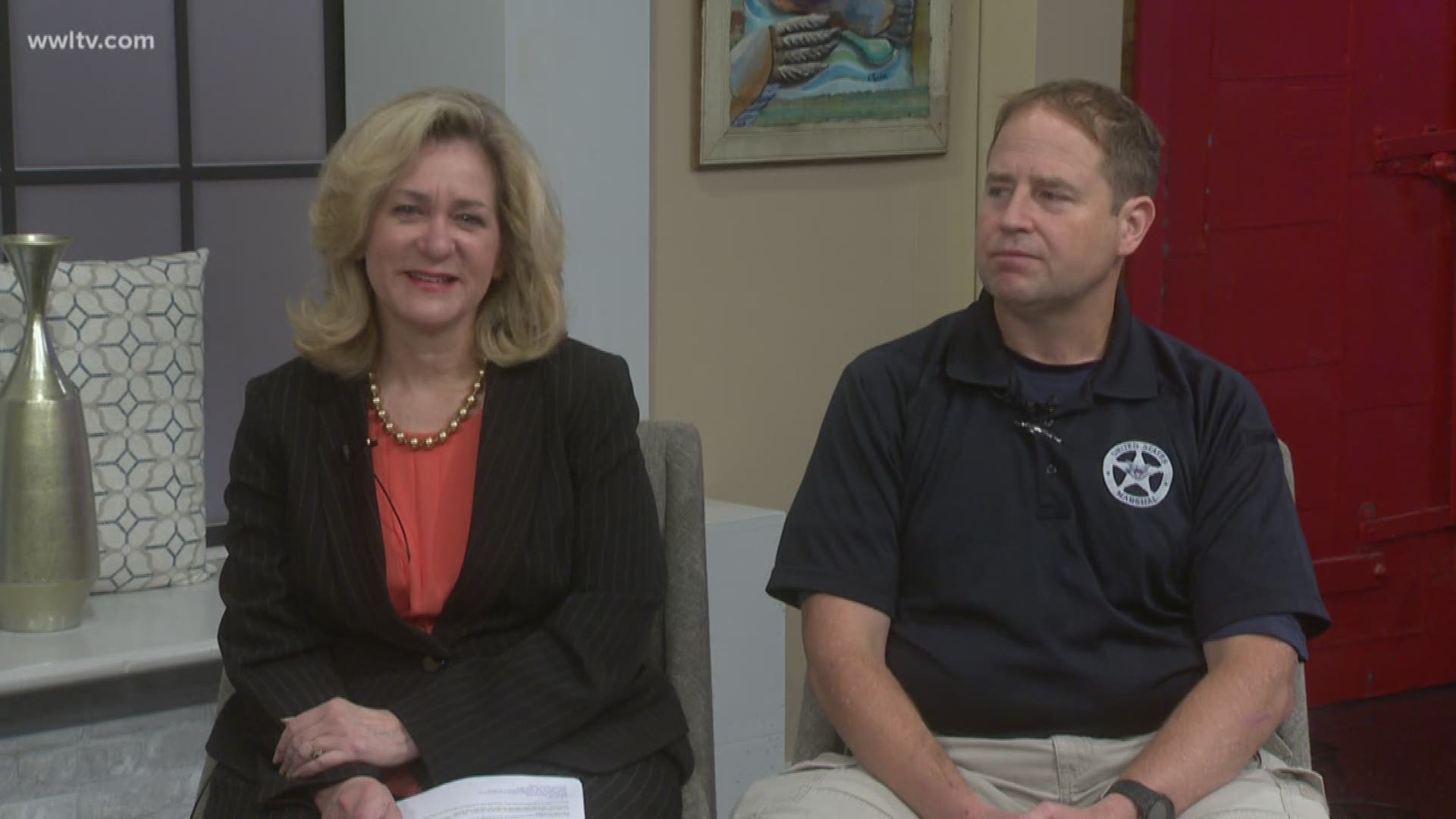 Darlene Cusanza from Crimestoppers and US Marshal Brian Fair are doing everything they can to protect children and make parents aware of predators this Halloween.