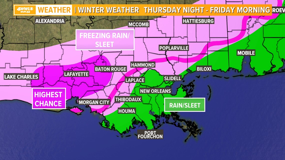Icy winter weather for southeast Louisiana: What to expect - Vimarsana News