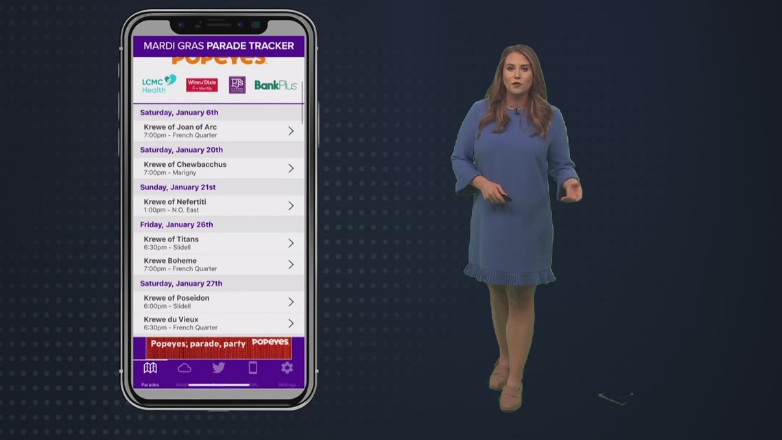 The Breakdown WWL Louisiana Parade Tracker App Ready for Carnival 2024