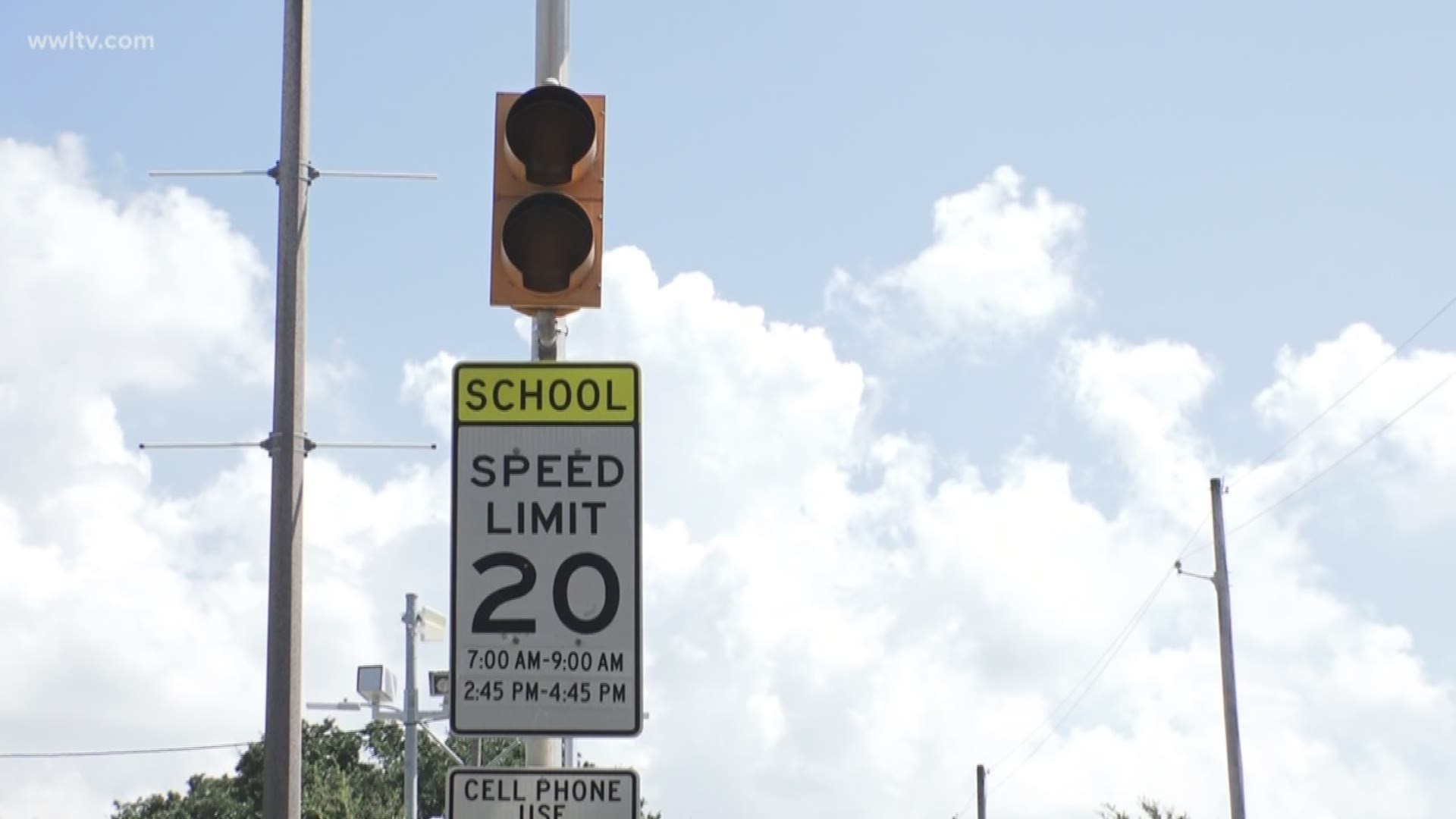 Some school zone traffic cameras in New Orleans were set to the wrong time zone, letting them fine drivers who were not speeding in a school zone.