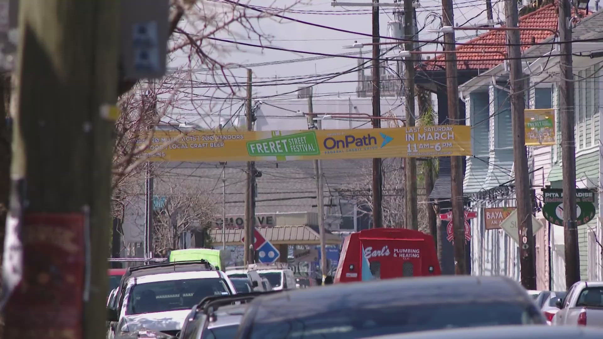 Every year, thousands of people attend the annual Freret Street Festival. 