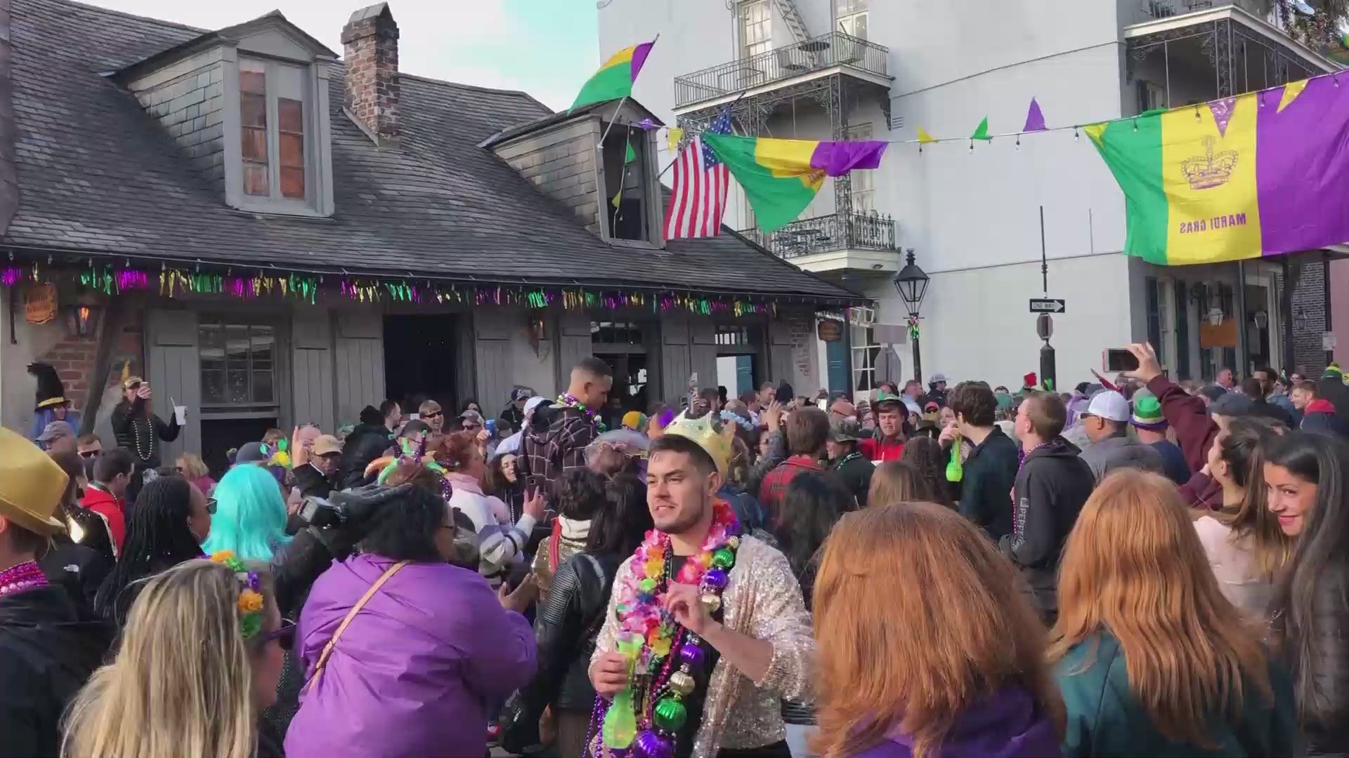 The cold weather didn't stop the party!