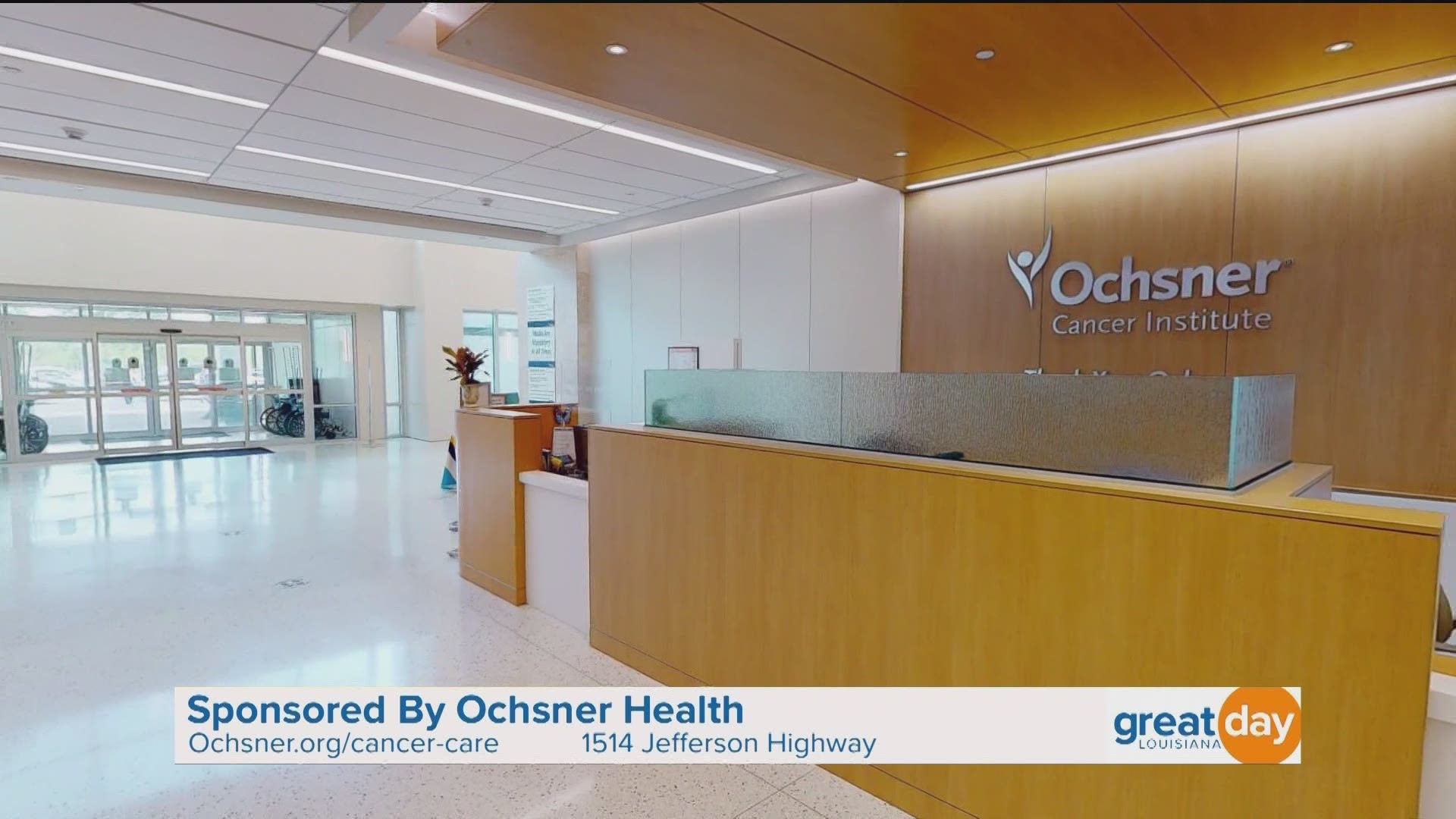 The newly expanded Gayle & Tom Benson Cancer Center at Ochsner Medical Center is now open and treating patients. For more information, visit Ochsner.org/cancer-care