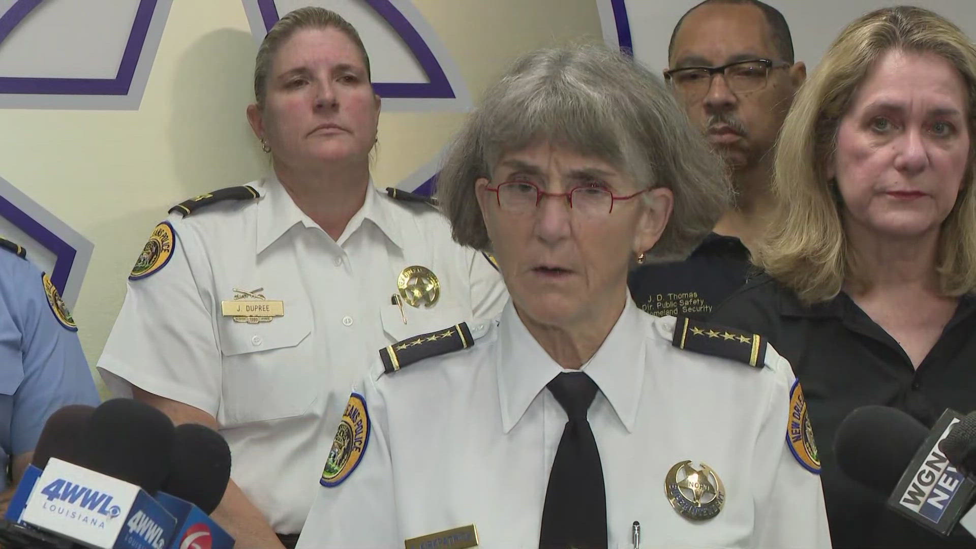 NOPD Superintendent Anne Kirkpatrick says second line shootings increased the local 2024 murder tally to 119 deaths, compared to 192 this time in 2023 (238 total).