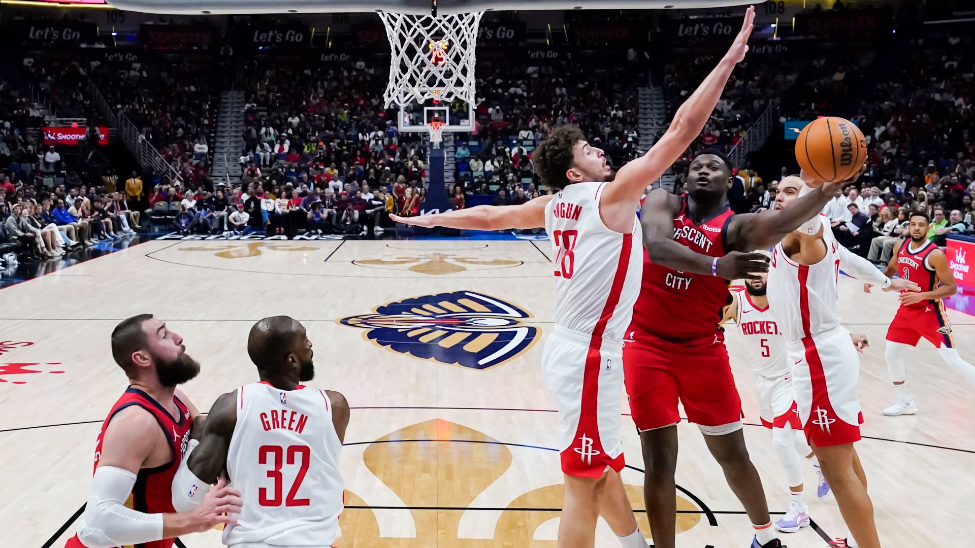 Alperen Sengun Has Career-high 37 Points, Rockets Beat Pelicans 106-104 ...