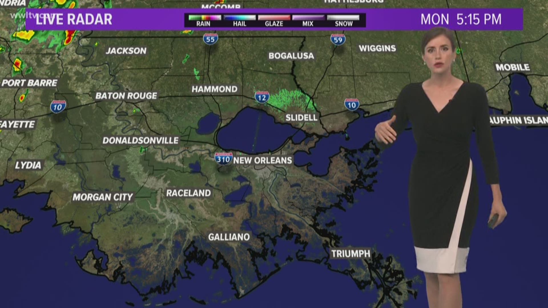 Meteorologist Alexandra Cranford has the forecast at 5 p.m. on Monday, July 15, 2019.