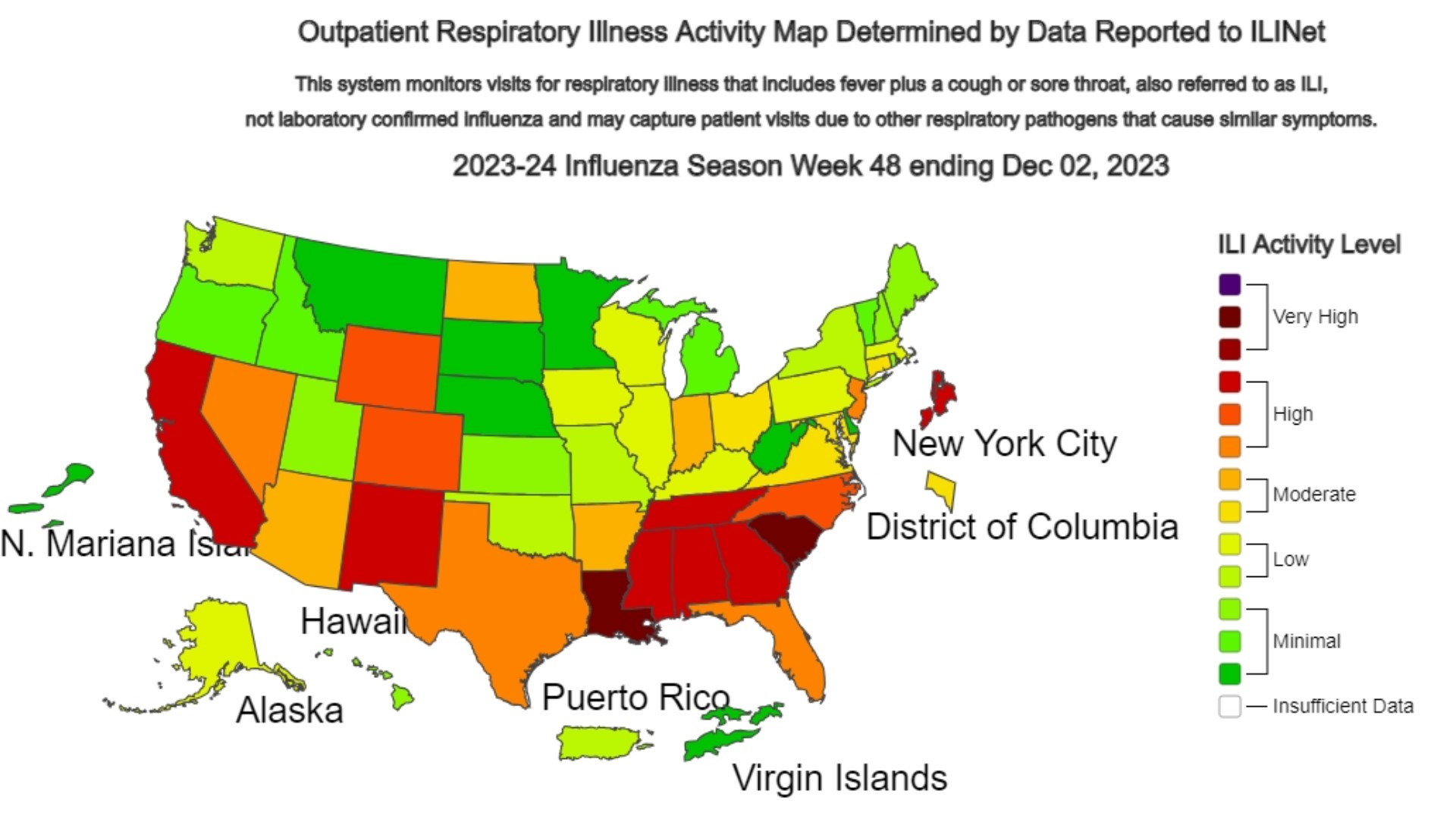 Louisiana flu cases among the worst in U.S., CDC says