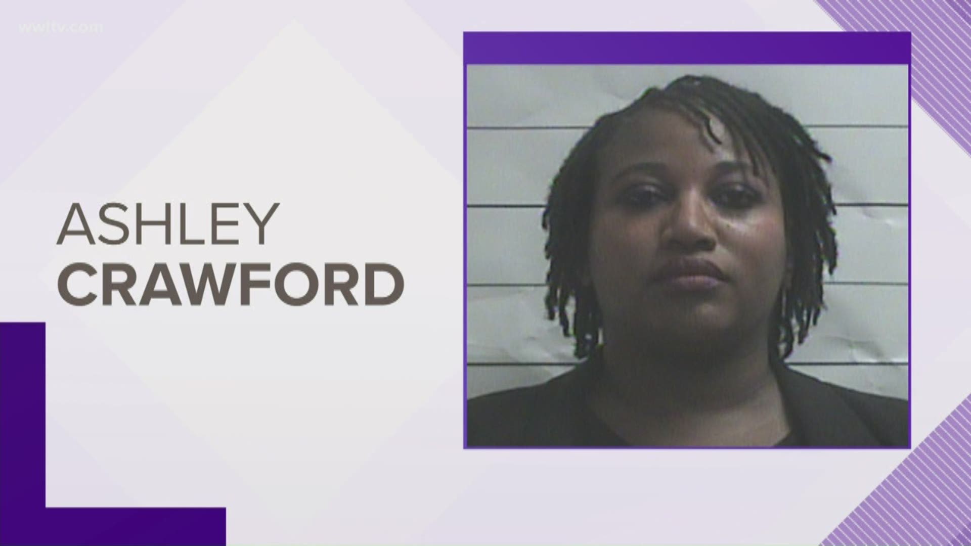 Former Orleans public defender Ashley Crawford, fired in June after being exposed as working without a law license, was booked Friday with several felonies based on a trail of deceit and forgery she allegedly used to get hired, court records show.