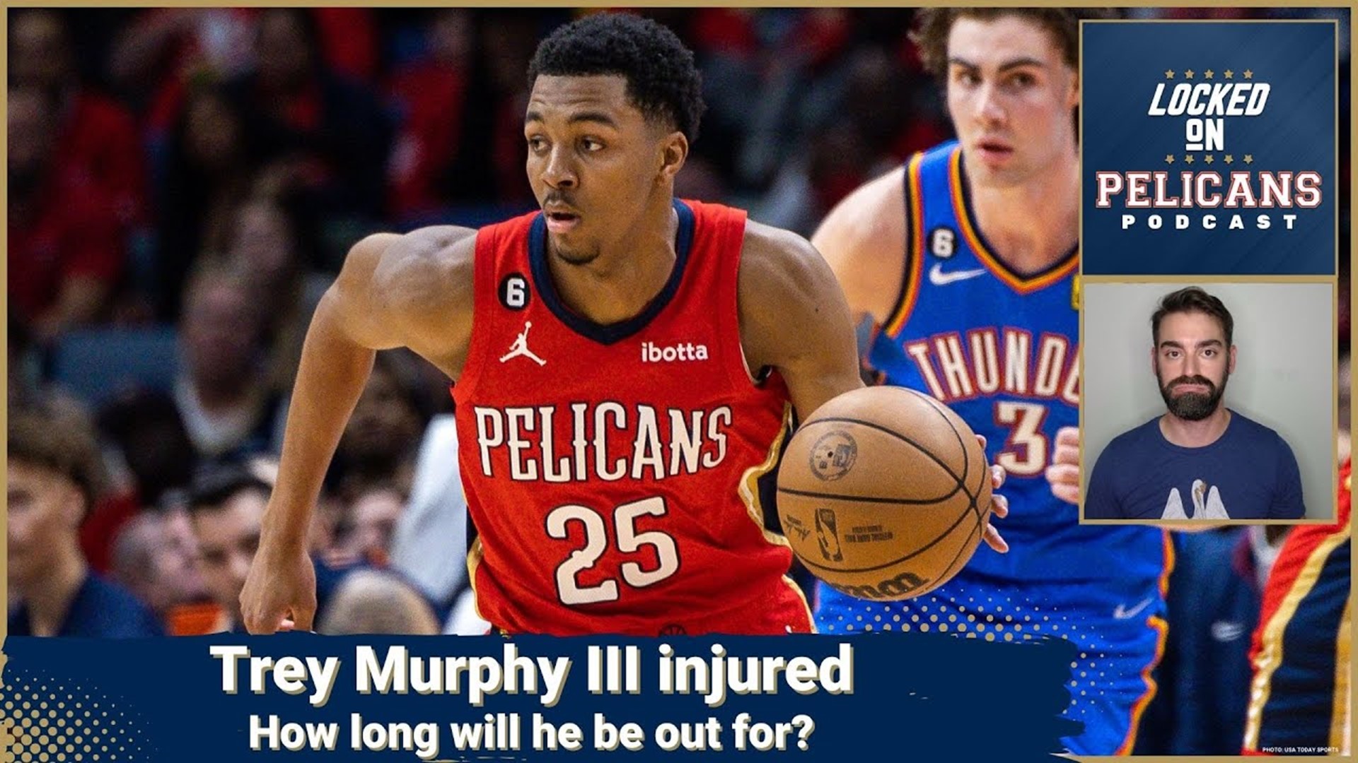 Bad news (typical news?) for the New Orleans Pelicans as Trey Murphy III suffered a meniscus injury.