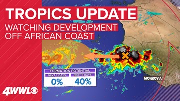 Monday tropics update: Wave near Africa could develop this week