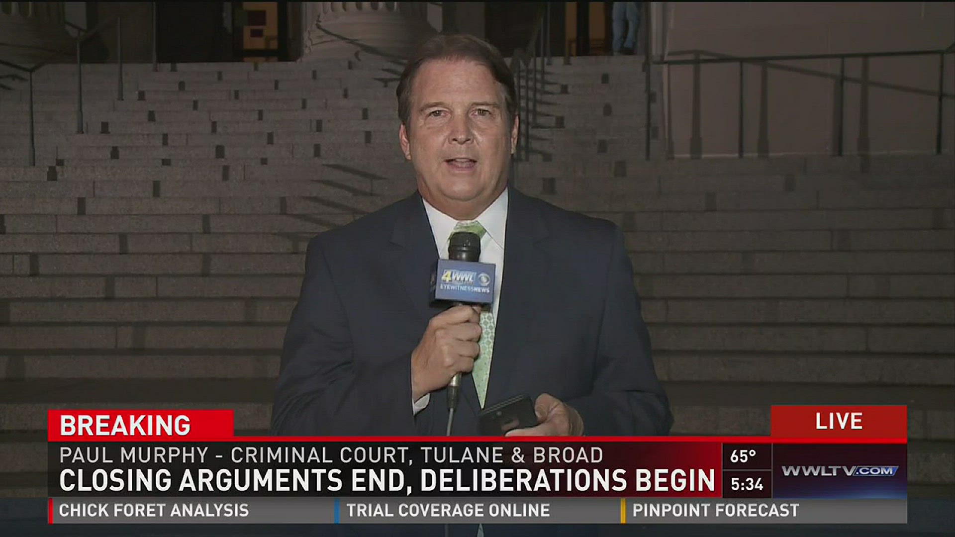 WWL-TV team coverage on closing arguments and the beginning of jury deliberations in the Will Smith Shooting Trial.