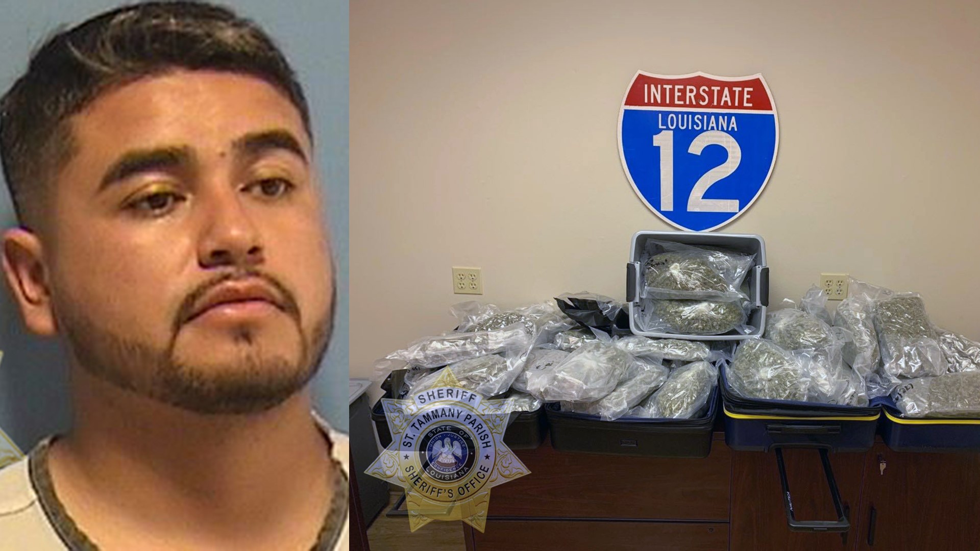 I-12 traffic stop turns into large marijuana bust in St. Tammany ...